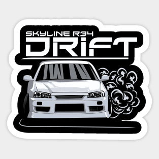 Skyline Drifting Sticker